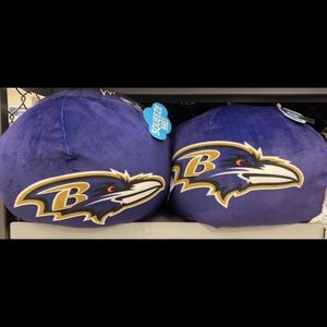 Nfl ravens round bean pillows